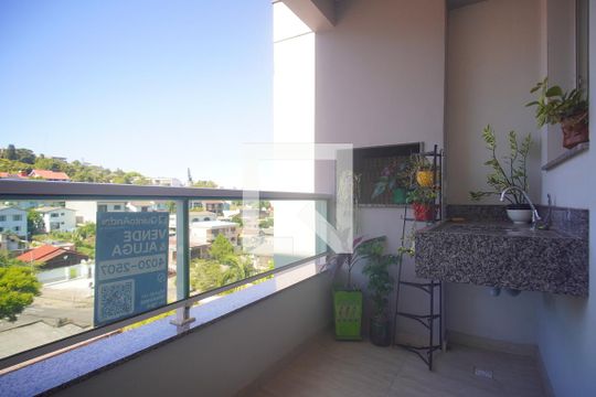 Varanda da Sala de apartamento à venda com 2 quartos, 82m² em Ouro Branco, Novo Hamburgo