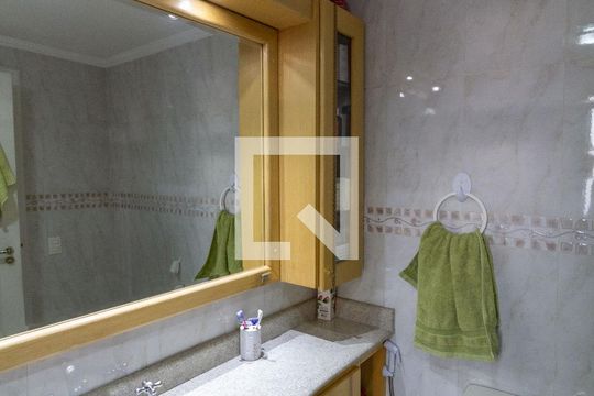 Banheiro da Suíte de apartamento à venda com 3 quartos, 160m² em Tatuapé, São Paulo