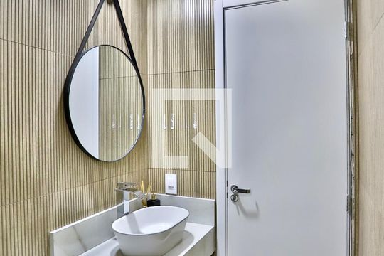 Banheiro de apartamento à venda com 1 quarto, 26m² em Belenzinho, São Paulo