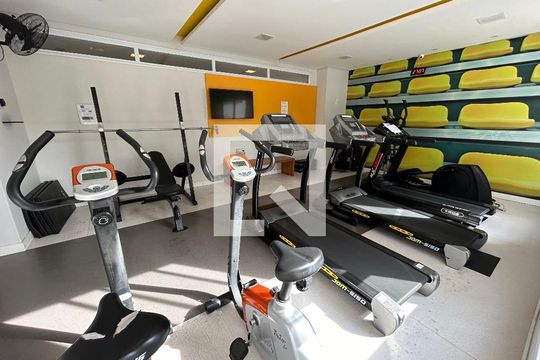 Área comum - Academia de apartamento para alugar com 1 quarto, 34m² em Barra Funda, São Paulo