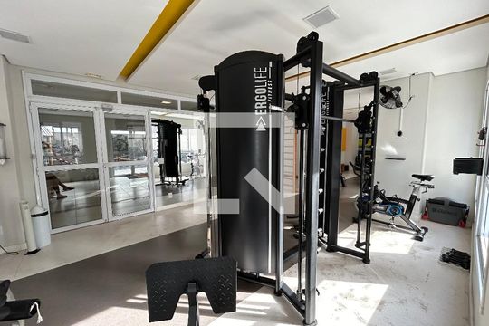 Área comum - Academia de apartamento para alugar com 1 quarto, 34m² em Barra Funda, São Paulo