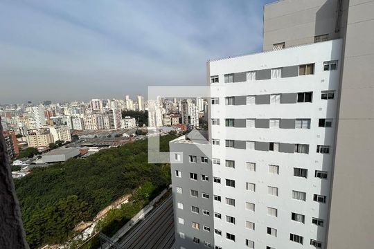 Vista do Quarto de apartamento para alugar com 1 quarto, 34m² em Barra Funda, São Paulo