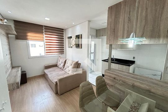 Sala de apartamento para alugar com 1 quarto, 34m² em Barra Funda, São Paulo