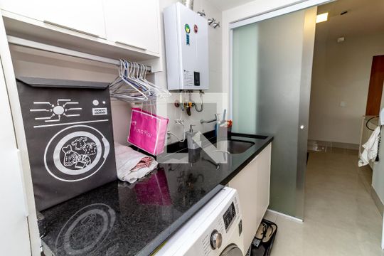 Lavanderia de apartamento para alugar com 2 quartos, 100m² em Barra Funda, São Paulo