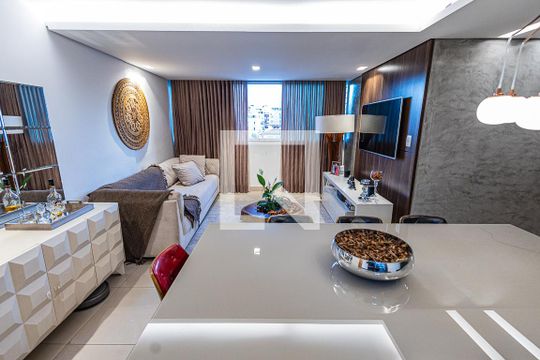 Sala de apartamento para alugar com 4 quartos, 190m² em Castelo, Belo Horizonte