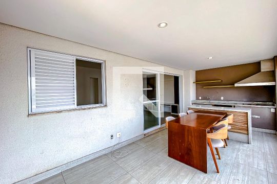 Varanda da Sala de apartamento à venda com 2 quartos, 101m² em Quinta da Paineira, São Paulo