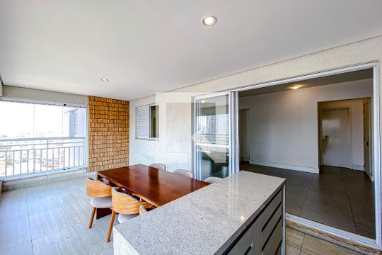 Varanda da Sala de apartamento à venda com 2 quartos, 101m² em Quinta da Paineira, São Paulo