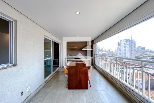 Varanda da Sala de apartamento à venda com 2 quartos, 101m² em Quinta da Paineira, São Paulo