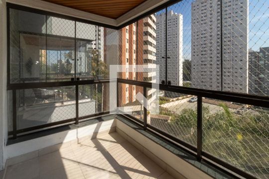 Varanda da Sala de apartamento à venda com 3 quartos, 100m² em Vila Andrade, São Paulo