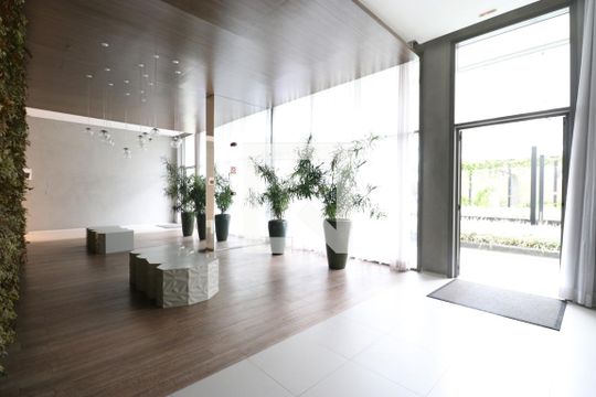 Hall de apartamento para alugar com 1 quarto, 51m² em Barra Funda, São Paulo