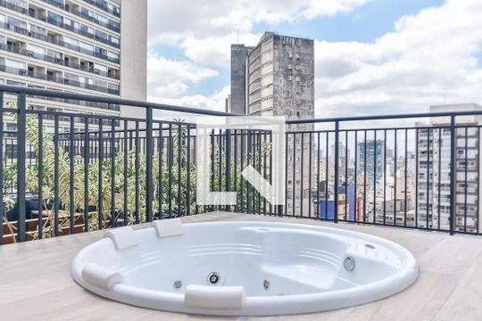 Área comum - Ofurô de apartamento à venda com 1 quarto, 33m² em Bela Vista, São Paulo