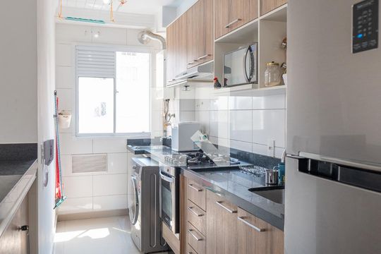 Cozinha de apartamento à venda com 2 quartos, 41m² em Jardim Sao Saverio, São Paulo