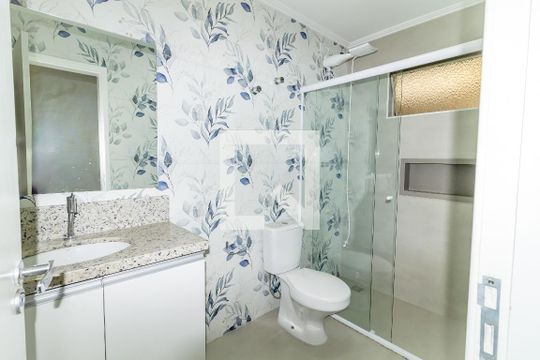 Banheiro de apartamento para alugar com 1 quarto, 38m² em Perdizes, São Paulo