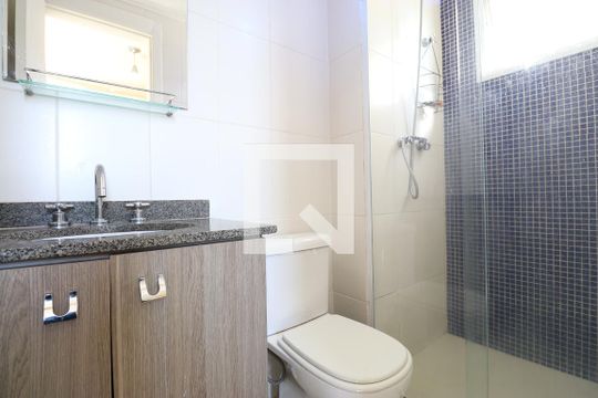 Banheiro da Suíte de apartamento à venda com 2 quartos, 74m² em Água Branca, São Paulo