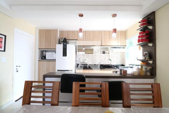 Cozinha de apartamento à venda com 2 quartos, 74m² em Água Branca, São Paulo
