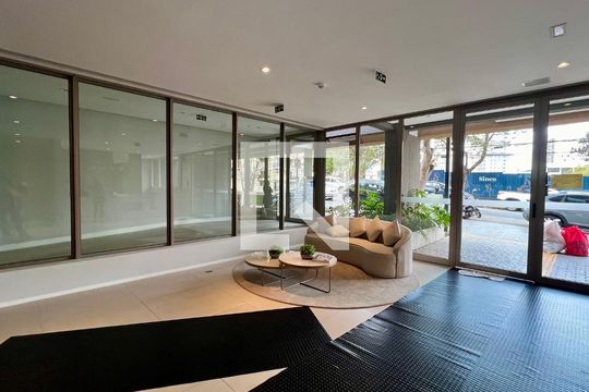 Hall de entrada de kitnet/studio para alugar com 1 quarto, 26m² em Sumarezinho, São Paulo