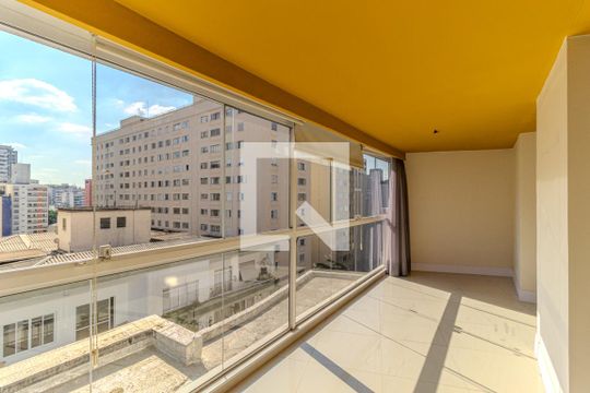 Sala de apartamento para alugar com 1 quarto, 50m² em Santa Cecilia, São Paulo