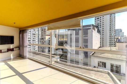Sala de apartamento para alugar com 1 quarto, 50m² em Santa Cecilia, São Paulo