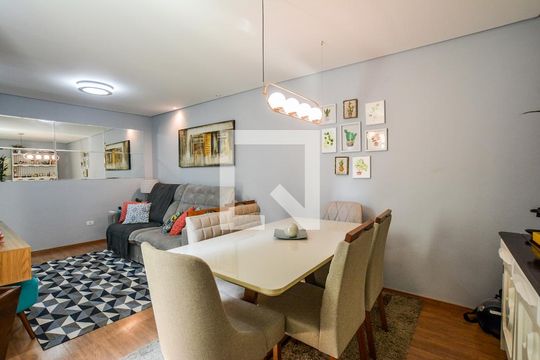 Sala de Jantar de apartamento para alugar com 3 quartos, 75m² em Vila Valparaíso, Santo André