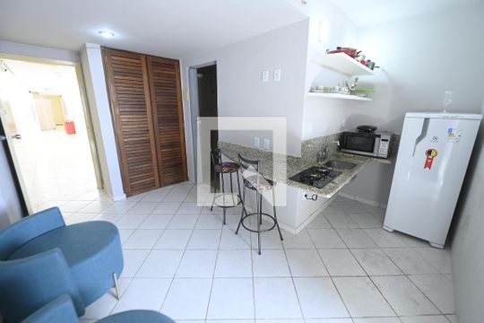 Sala/Cozinha de kitnet/studio à venda com 1 quarto, 23m² em Setor Central, Goiânia