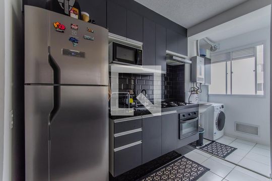 Cozinha de apartamento à venda com 2 quartos, 45m² em Liberdade, São Paulo