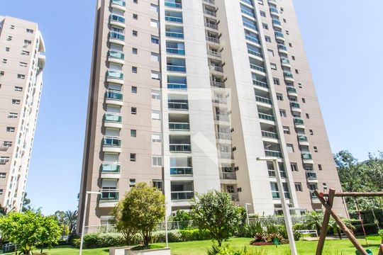 Fachada do bloco de apartamento para alugar com 2 quartos, 174m² em Tamboré, Santana de Parnaíba
