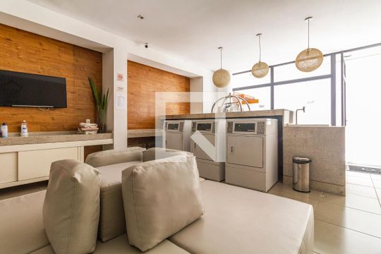 Área comum - Lavanderia de apartamento à venda com 1 quarto, 69m² em Pinheiros, São Paulo