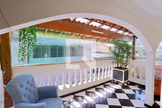 Varanda da Sala de casa à venda com 6 quartos, 176m² em Vila Invernada, São Paulo
