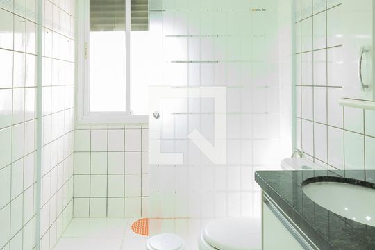 Banheiro Social  de apartamento à venda com 1 quarto, 70m² em Centro, São Bernardo do Campo