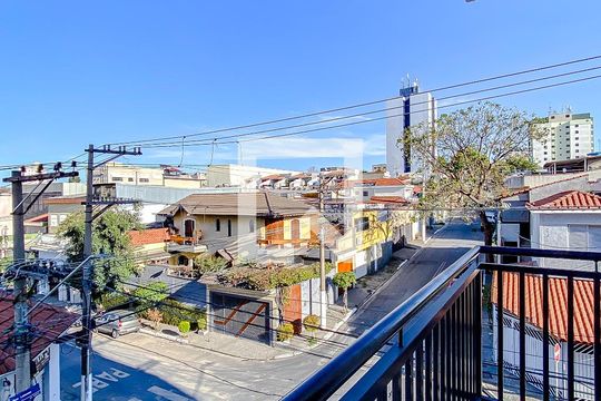 Varanda da Sala de apartamento para alugar com 2 quartos, 46m² em Vila Invernada, São Paulo