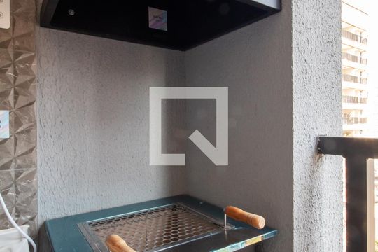 Varanda- Churrasqueira de apartamento para alugar com 1 quarto, 35m² em Centro, Osasco