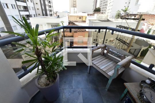 Sala - Sacada de apartamento à venda com 3 quartos, 98m² em Bosque, Campinas
