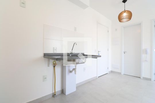 Cozinha de apartamento para alugar com 2 quartos, 34m² em Lapa de Baixo, São Paulo