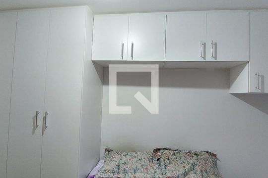 Quarto 1 suíte de apartamento à venda com 2 quartos, 55m² em Parque Oratório, Santo André