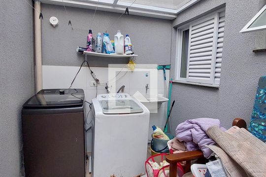 Área de Serviço de apartamento à venda com 2 quartos, 55m² em Parque Oratório, Santo André