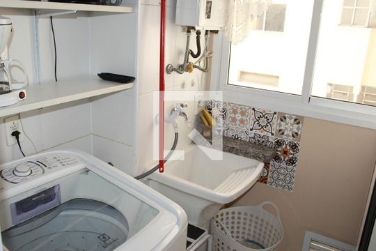 Área de Serviço de apartamento para alugar com 1 quarto, 40m² em República, São Paulo