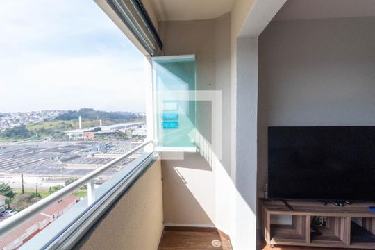 Varanda da Sala de apartamento à venda com 3 quartos, 64m² em Jardim Santa Maria, São Paulo