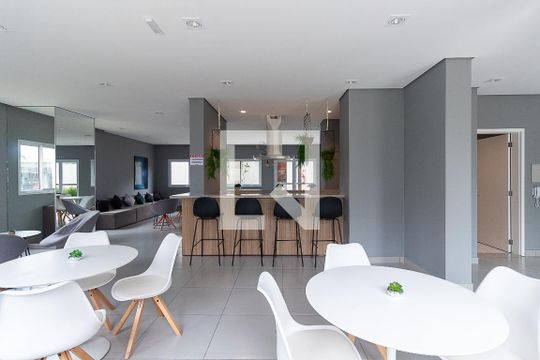 Área comum - Salão de festas de apartamento para alugar com 2 quartos, 32m² em Vila Pierina, São Paulo