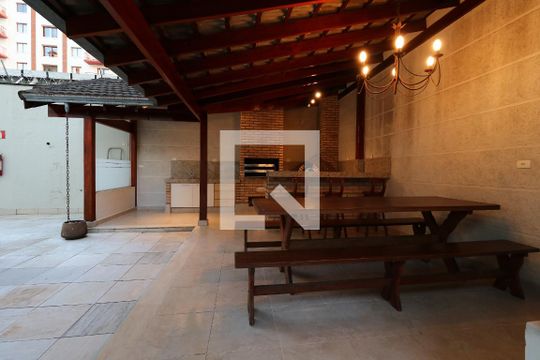 Área Comum - Churrasqueira de apartamento para alugar com 3 quartos, 181m² em Vila Bastos, Santo André