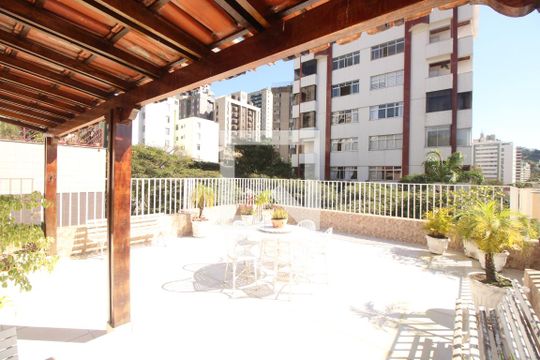 Terraço de apartamento à venda com 3 quartos, 220m² em Luxemburgo, Belo Horizonte