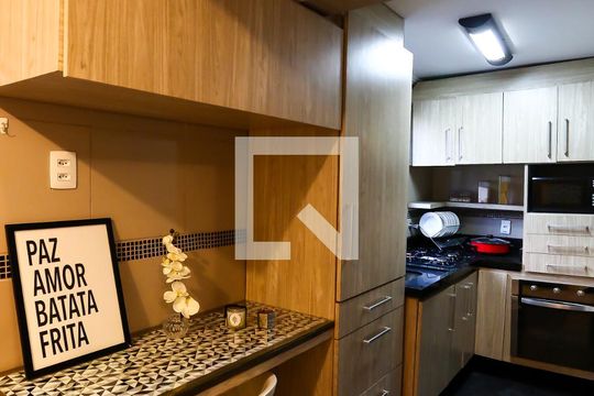 cozinha de kitnet/studio à venda com 1 quarto, 59m² em Vila Andrade, São Paulo