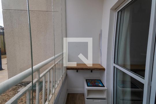 Varanda da Sala de apartamento para alugar com 2 quartos, 77m² em Jardim Independência, São Paulo