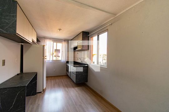 Cozinha de apartamento para alugar com 2 quartos, 50m² em Igara, Canoas