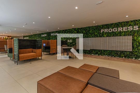Área comum - Hall Social de apartamento para alugar com 1 quarto, 32m² em Vila Mariana, São Paulo