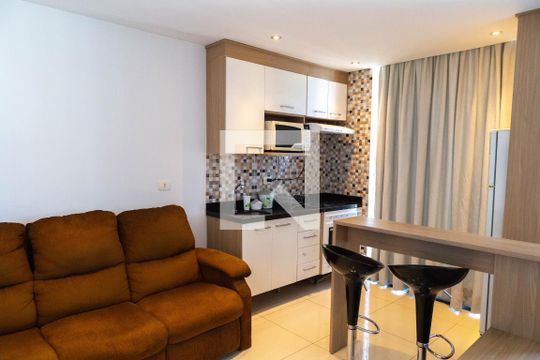 Cozinha Studio de kitnet/studio para alugar com 1 quarto, 38m² em Vila Augusta, Guarulhos
