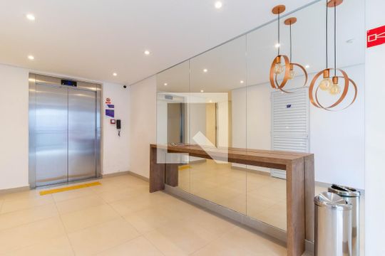 Hall de entrada de apartamento para alugar com 2 quartos, 35m² em Vila Progresso (zona Leste), São Paulo