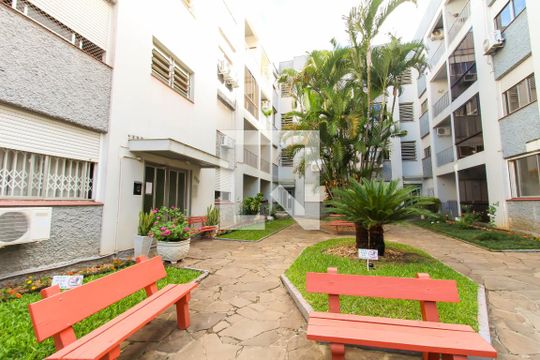 Área comum de apartamento para alugar com 1 quarto, 46m² em Centro, São Leopoldo