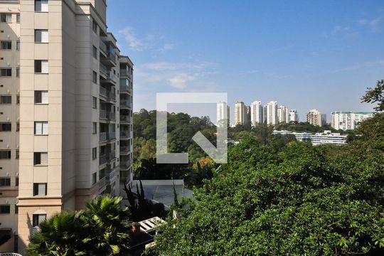 Vista de apartamento à venda com 1 quarto, 41m² em Panamby, São Paulo