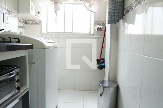 Área de Serviço de apartamento à venda com 3 quartos, 56m² em Paraisópolis, São Paulo
