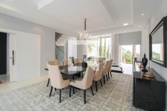 Sala de Jantar de casa de condomínio à venda com 3 quartos, 420m² em Loteamento Residencial Barão do Café, Campinas